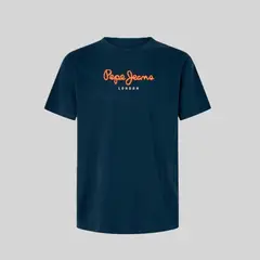 PEPE JEANS - Camiseta Eggo N Para Hombre Azul Navy