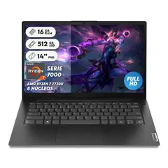 LENOVO - Portátil v14 R7 7730u Ram 16gb Ssd 512gb Fhd Computador Portátil