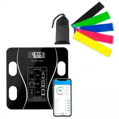 GENERICO - Báscula Digital Inteligente Con Bluetooth Obsequio Bandas X5