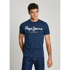PEPE JEANS - Camiseta Original Stretch Para Hombre Color Azul