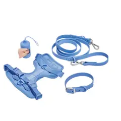 GENERICO - Set de paseo para mascotas Talla M azul