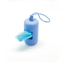 GENERICO - Dispensador de bolsas para mascotas Azul