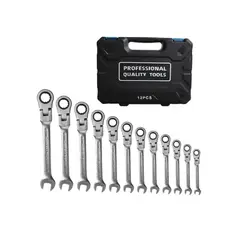 INNOVA - Set De Llaves 12 Unidades Llaves Mixtas Con Rache Estuche Premium