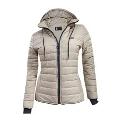 MODA EN CIRCUITO - Chaqueta Impermeable Corta para Mujer