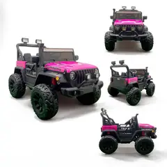BRITOCHET - Carro Eléctrico Montable 4X4 REF FT-968 Rosado