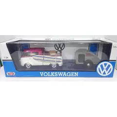 MOTOR MAX - CARRO VOLKSWAGEN TYPE 2 T1 PICKUP BACKPACKER TRIP 1960 1/24