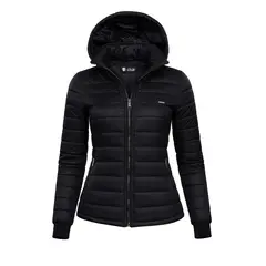 MODA EN CIRCUITO - Chaqueta Impermeable Corta para Mujer-