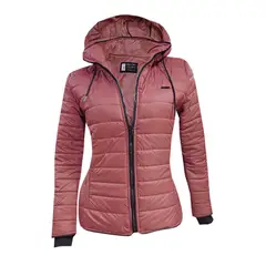 MODA EN CIRCUITO - Chaqueta Impermeable Corta para Mujer.-