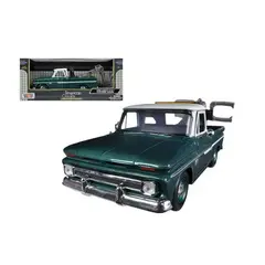 MOTOR MAX - CARRO GRUA CHEVY C10 FLEETSIDE PICKUP 1966 VERDE Colección