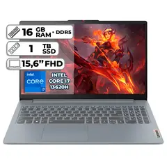 LENOVO - PORTATIL IDEAPAD SLIM 3 15IRH8 INTEL CORE i7-13620H 16GB DDR5 1TB SSD 15.6" FHD