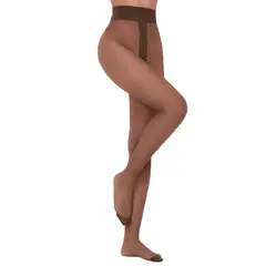 RITCHI - Media Velada Sheer Transparente Elegancia Natural para Mujer