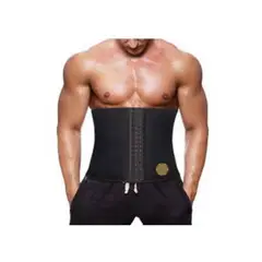 GENERICO - Faja Reductora Cinturilla 4 Broches Hombre Gimnasio adelgaza Sauna