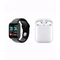 GENERICO - COMBO BAND Smartwatch/InPods 12 Rosado