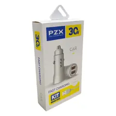 GENERICO - Cargador De Celular Para Carro Doble Puerto 30WMarca PZX C965