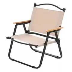 GENERICO - Silla Plegable Para Camping Beige W06B