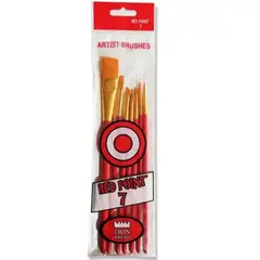 GARABATOS - Set Pincel Sintético X 7 Red Point 7 Lion Brush