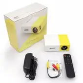 GENERICO - Mini Proyector LED Video Beam 600 Lumens HDMI USB AV YG300