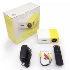 GENERICO - Mini Proyector LED Video Beam 600 Lumens HDMI USB AV YG300