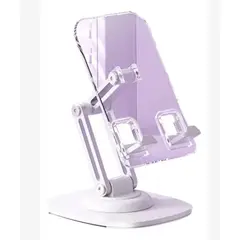 GENERICO - Base Soporte Stand Base Para Celular Transparente 360 Grados
