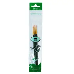 GARABATOS - Set Pincel Delineador X 3 Studio 301 Lion Brush
