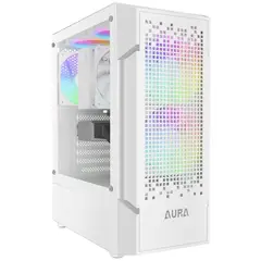 GAMDIAS - Caja ATX Gamer AURA GC7 RGB Blanco