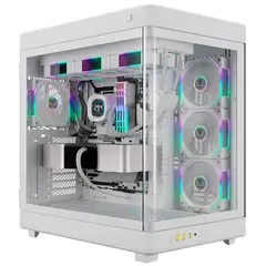 GAMDIAS - Caja E-ATX Gamer NESO P1 PRO ARGB Blanco