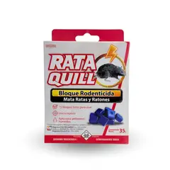 RATAQUILL - Cebo mata ratas Bloques x 35gr