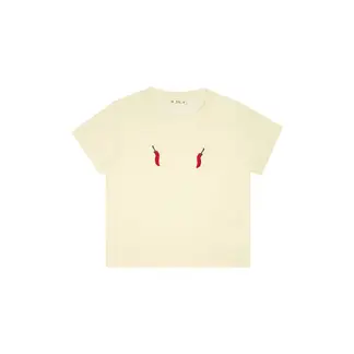 TENNIS - Camiseta crudo con estampado para mujer