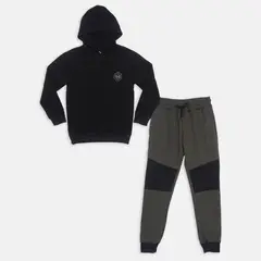 BUBBLE GUMMERS - Conjunto Para Niño Bubblegummers Negro Kolizo