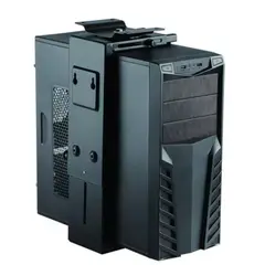 GENERICO - Soporte Para CPU Instalable Debajo Del Escritorio O a La Pared