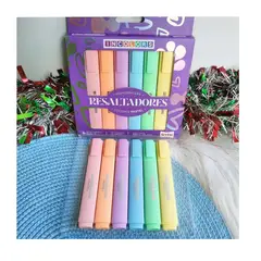 SCRIBE - Resaltador Incolors Tonos Pastel Caja X 6 Colores