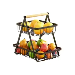 INNOVA - Organizador De Frutas Verduras Alimento Frutero 2 Niveles Innovo Home