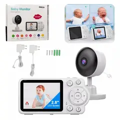 GENERICO - Monitor de bebe con microfono vision nocturna sensor llanto