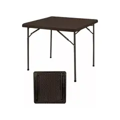 GENERICO - Mesa Plegable De Jardin Cuadrada F10
