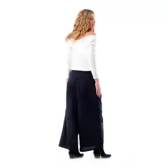 BELIFE - Pantalón Amplio en tejido plano