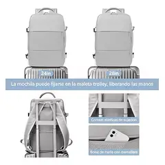 MILOPTS - Maleta Mochila con Compartimento para Zapatos Multifuncional