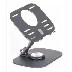 GENERICO - Base Stand Metálica 360 Para Tableta Portatil Antideslizante