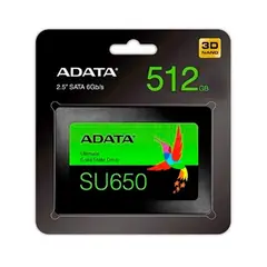 ADATA - Unidad Estado Solido SU650 512GB