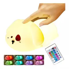 GENERICO - Luz De Noche Para Niños Cachorros Luz Nocturna Led 7 Colores