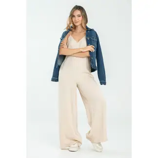 RAGGED - Enterizo wanda Beige claro