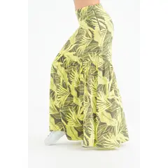 RAGGED - Falda larga minich Verde militar