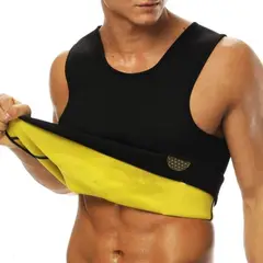 GENERICO - Chaleco Faja Termica Hombre Camiseta Reductora Deportiva Neopreno.