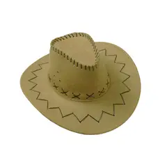 VELBROS - Sombrero Vaquero Texano Llanero Norteño Hombre Mujer Sol - Beige