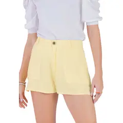 RUTTA - Short Mujer Amarillo Pastel 4353