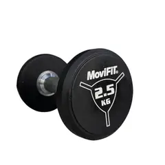 MOVIFIT - Mancuerna Premium 2.5 kg en Uretano de Alta Resistencia