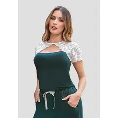 FORMAS INTIMAS - Camisa Pijama Mujer Verde Botella Fi 83267