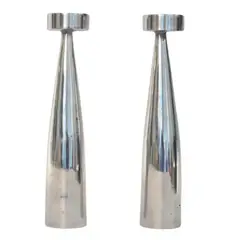 DEL PORTILLO - SET DE CANDELABROS EN ALUMINIO