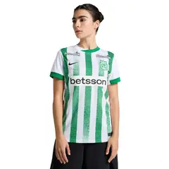 NIKE - Camiseta Atlético Nacional Stadium 2025 Mujer-Blanco