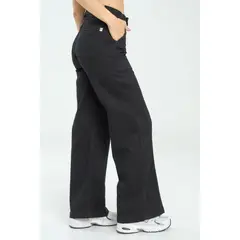 RAGGED - Jeans lurex black Negro Ragged.