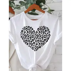 ISMI - Camiseta Mujer De Moda Cuello Redondo